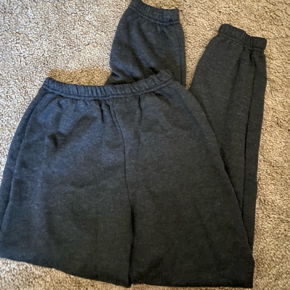 Pretty Little Thing Dark Heather Grey Sweatpants